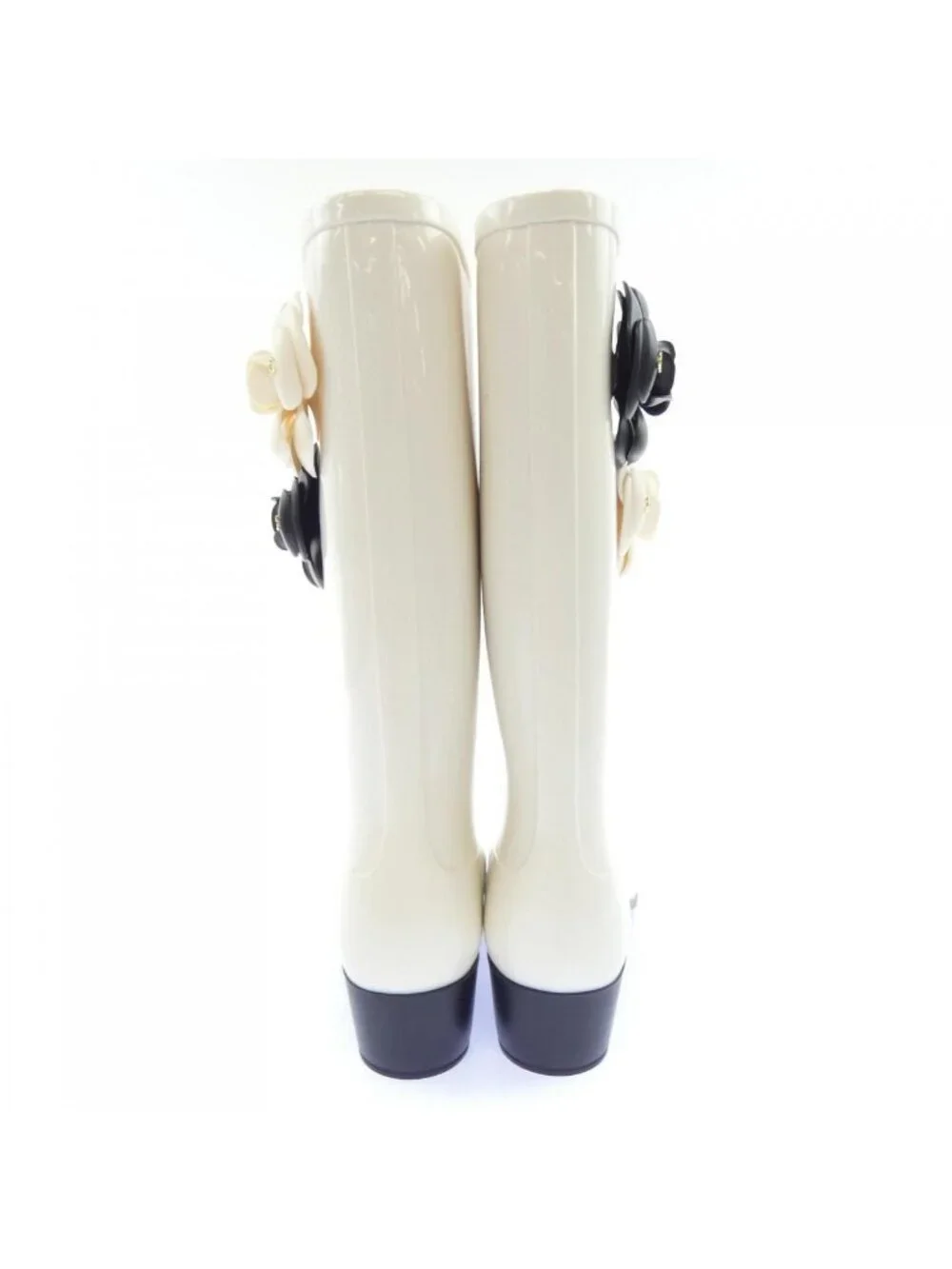 Chanel Rain Boots White